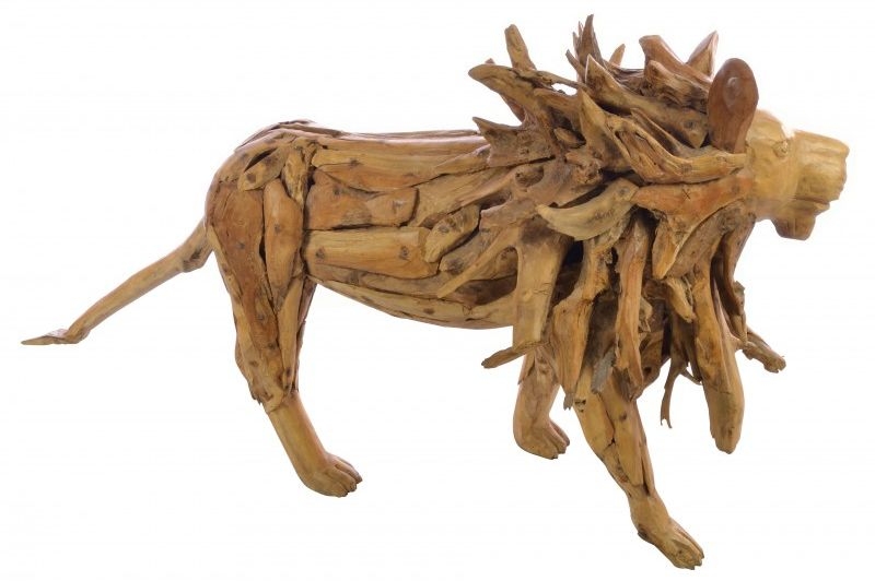 Product photograph of Ancient Mariner Tree Root Driftwood Lion from Choice Furniture Superstore.